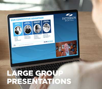 virtual meeting large group presentations