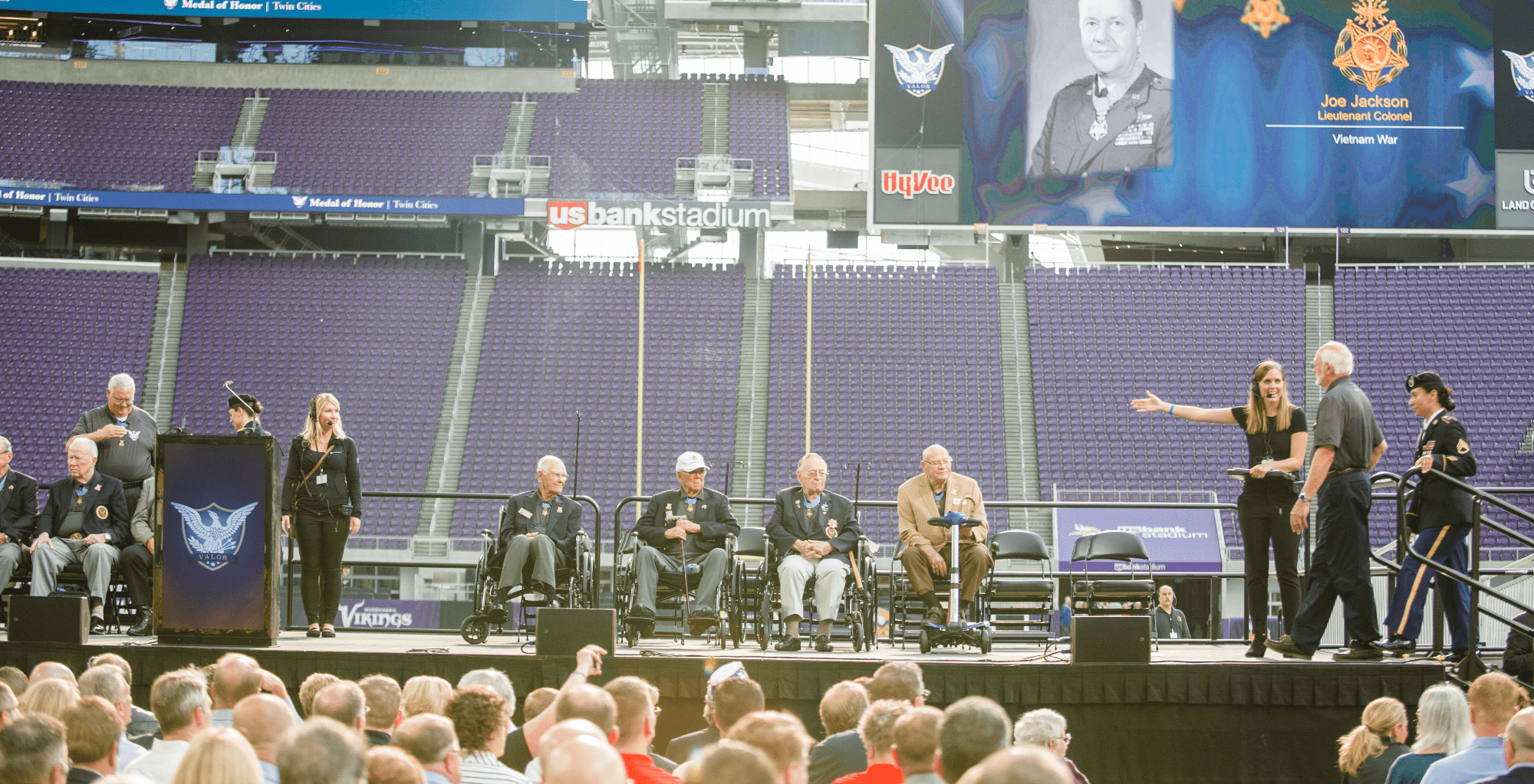 Medal of Honor Honorary Ceremony at US Bank Stadium